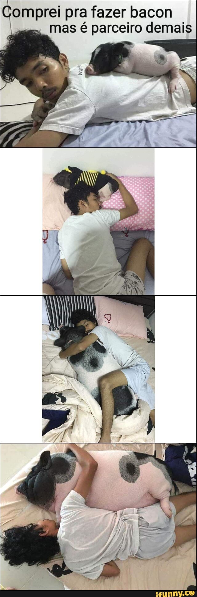 Comprei pra fazer bacon mas é parceiro demais