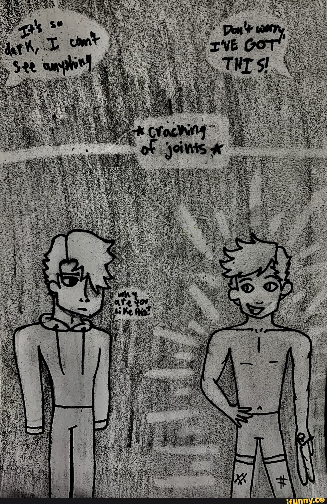 glow, stick, glowstick, glowin, the, dark, glowinthedark, comic, light, up, drawing, anime, disappointment, tada, shine