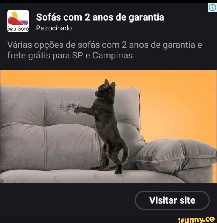Sofás com 2 anos de garantia
Patrocinado
Várias opções de sofás com 2 anos de garantia e
frete grátis para SP e Campinas