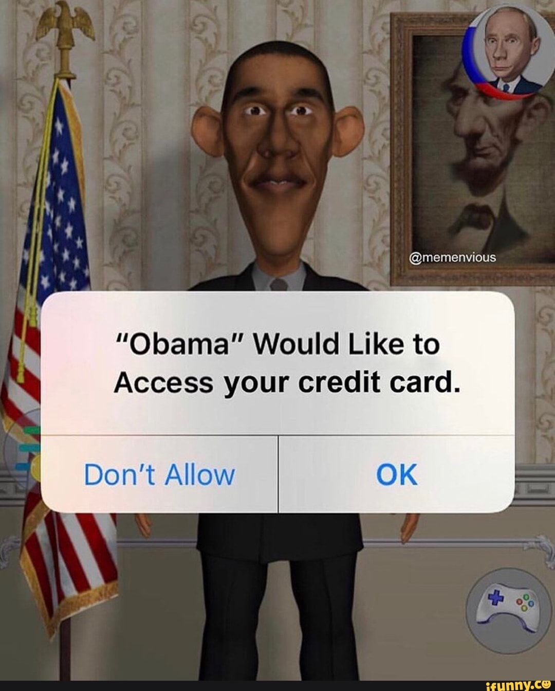 Obama Would Like To Access Your Credit Card