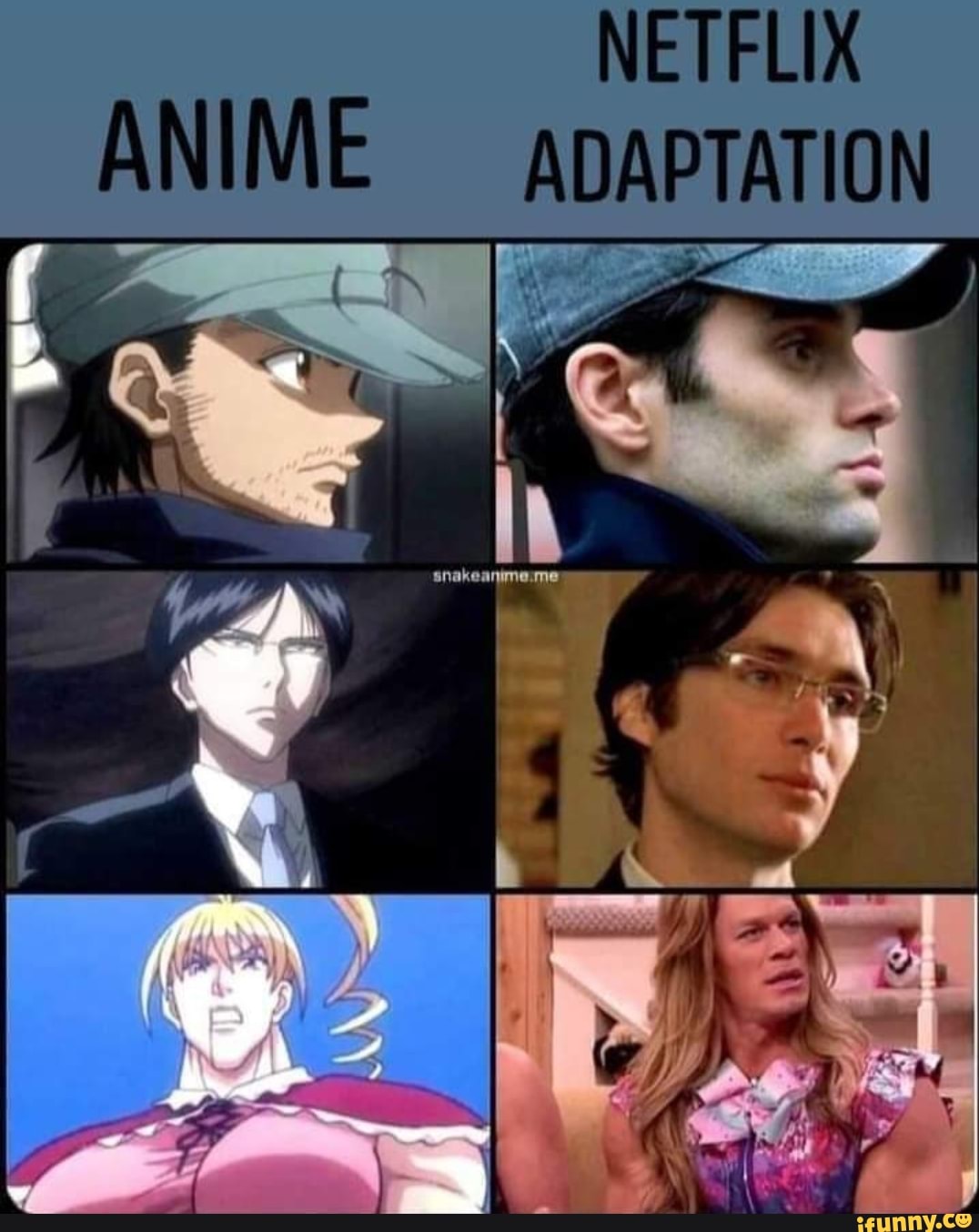 NETFLIX ANIME ADAPTATION Ye - iFunny