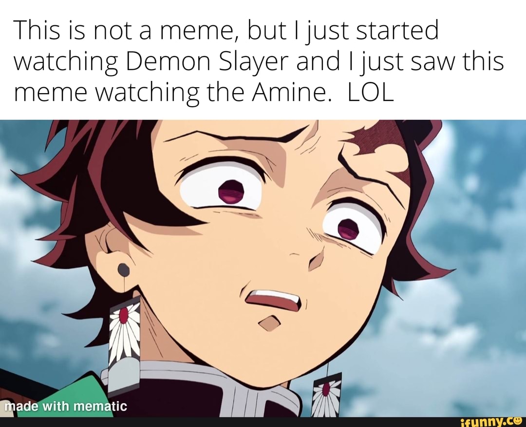 Just started watching because of the memes (Sauce is Demon Slayer