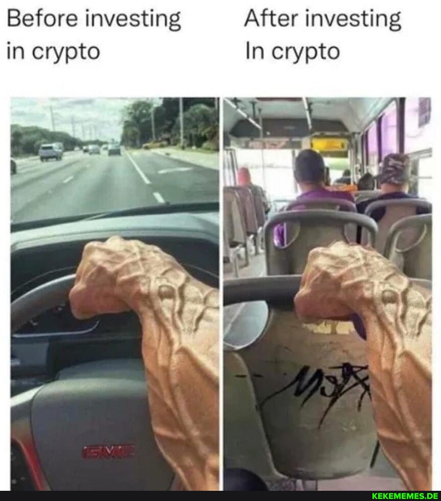 Before investing After investing in crypto In crypto