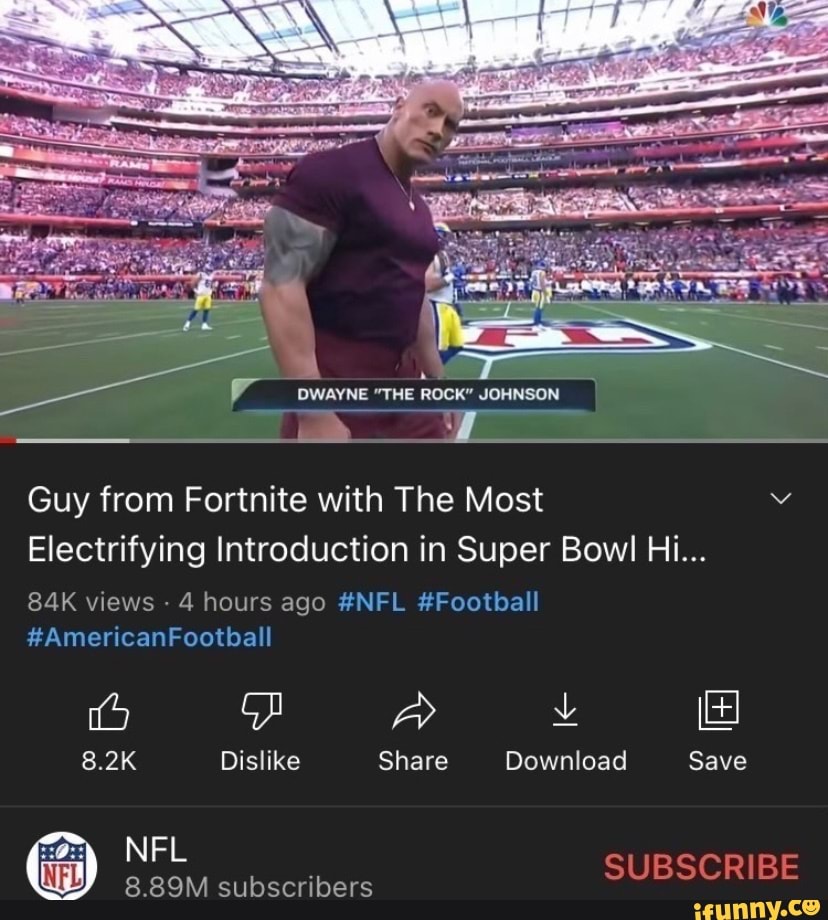 The Rock's Intro Is On   As 'The Guy From Fortnite'