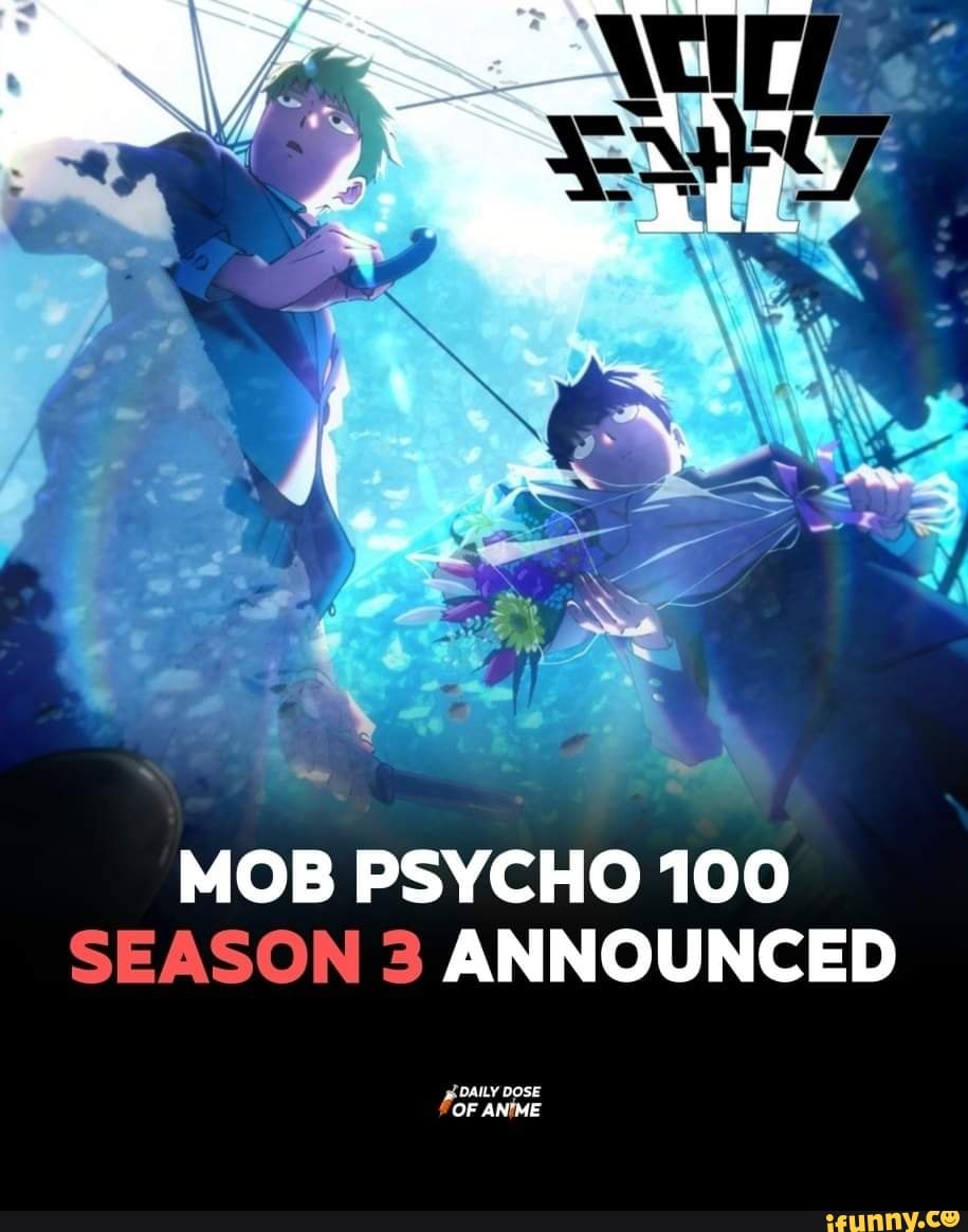 WTF Mob Psycho 100 Season 3 is Currently Trending on