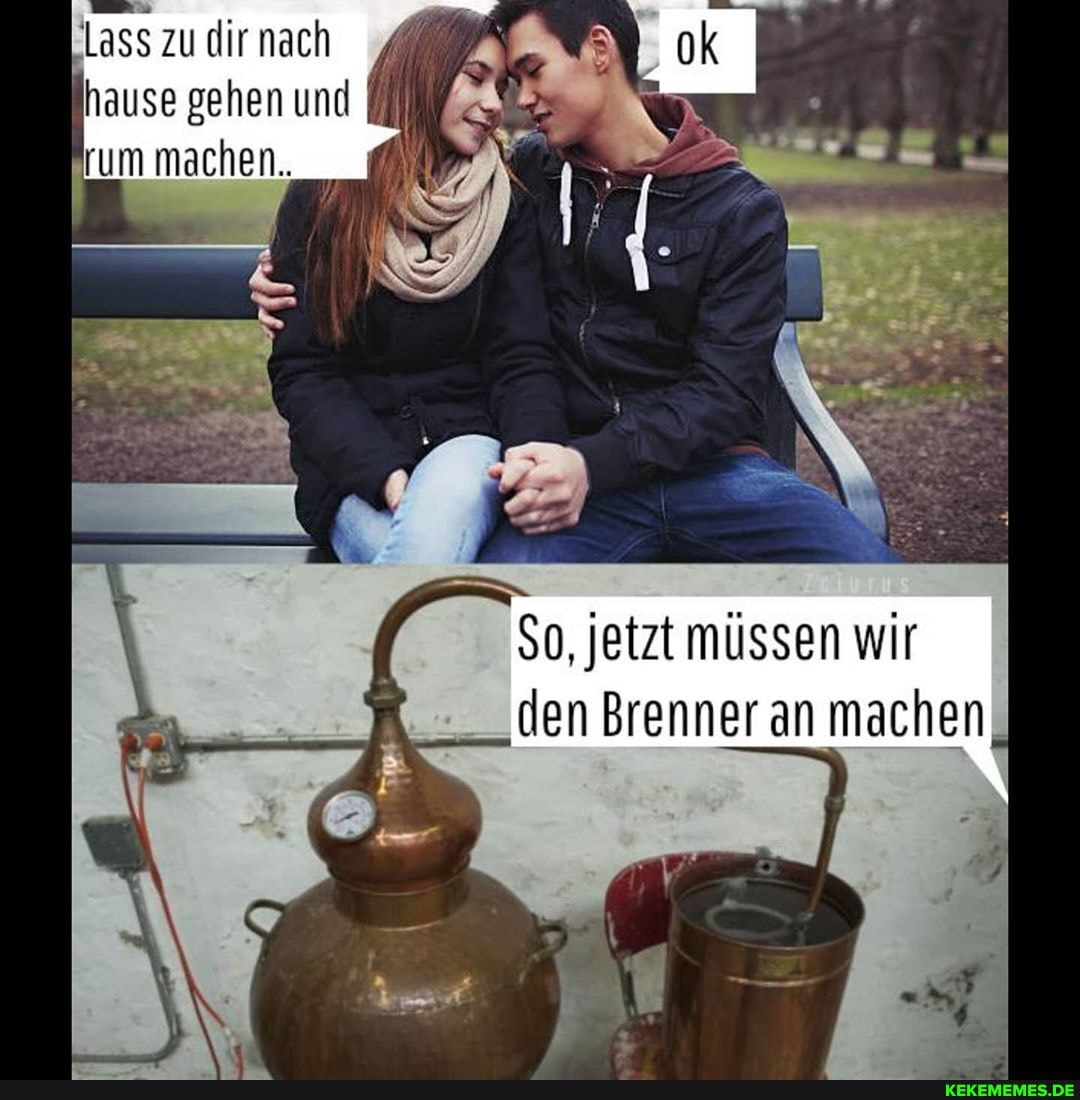 Lass zudirnach 4 hause gehen und rum machen.
So, jetzt müssen wir den Brenner an machen