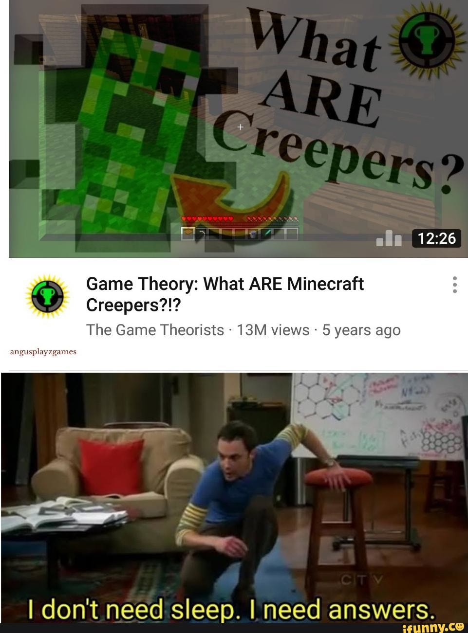 Game Theory What ARE Minecraft Creepers?!? The Game Theorists 13M