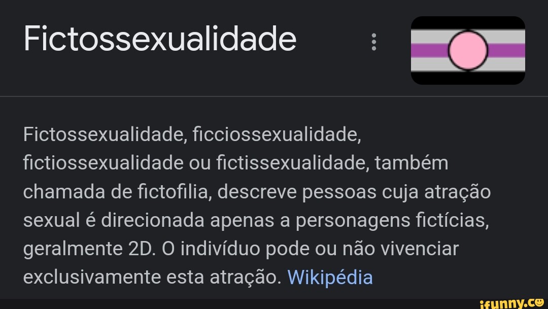 Fictossexualidade Fictossexualidade Ficciossexualidade Fictiossexualidade Ou Fictissexualidade 5964