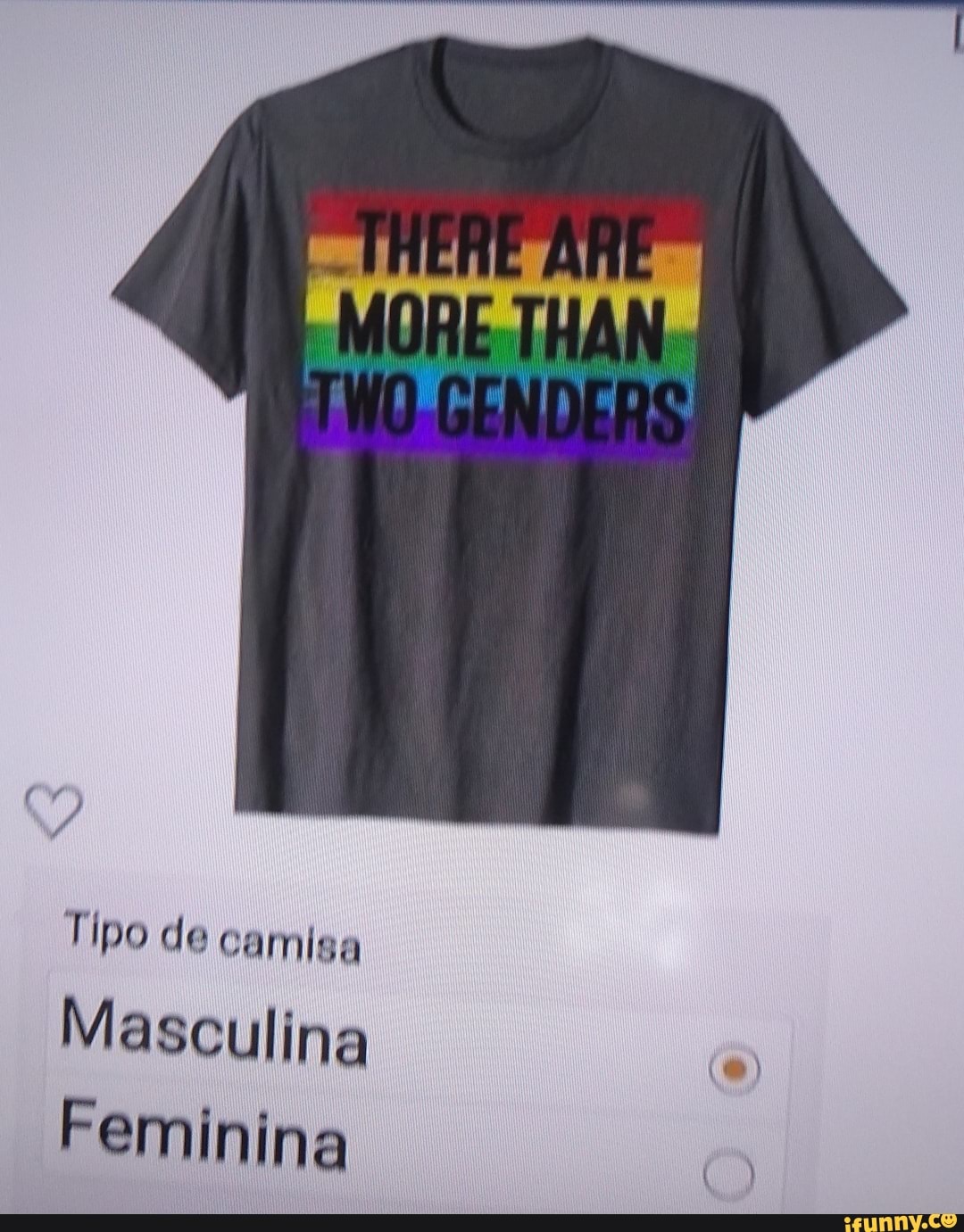 Tipo de camisa
Masculina
Feminina