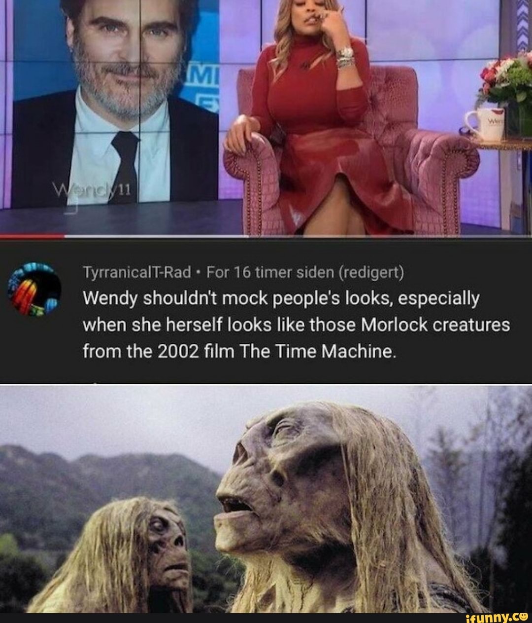 Time Machine Morlock Meme Morlock memes. Best Collection of funny Morlock pictures on iFunny