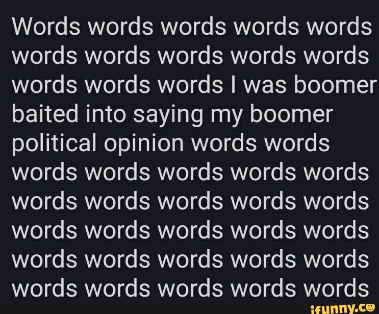 Words Words Words Words Words Words Words Words Words Words Words Words Words I Was Boomer 