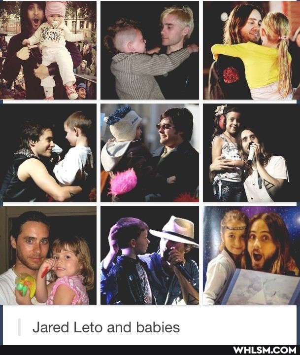 Jared Leto and babies
