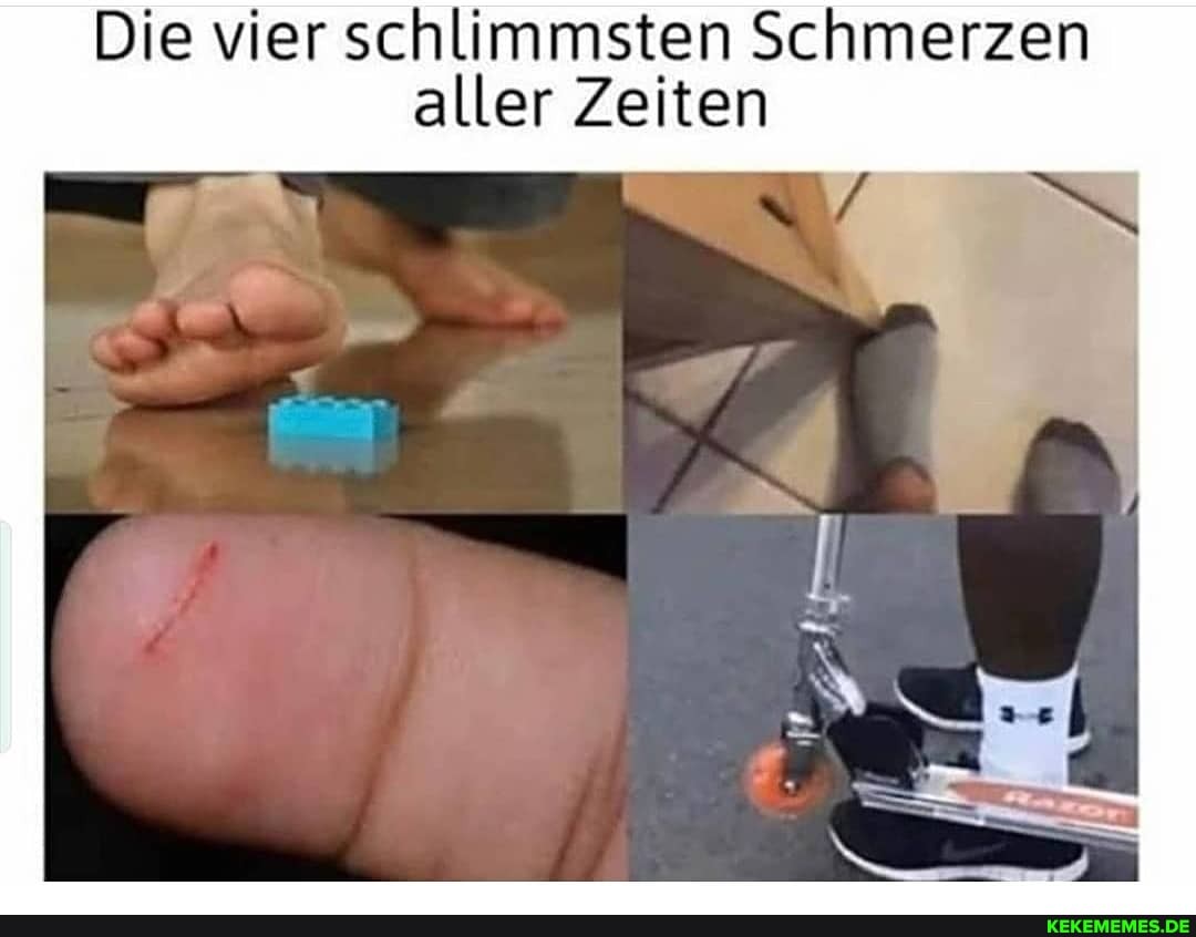 Die vier schlimmsten Schmerzen aller Zeiten