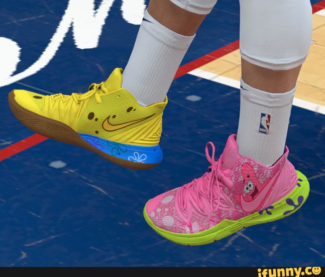 kyrie 5 spongebob nba 2k20