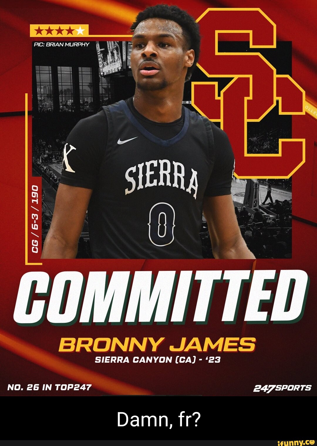 PIC: BRIAN MURPHY 4390 cG COMMITTED BRONNY JAMES SIERRA CANYON [CA ...