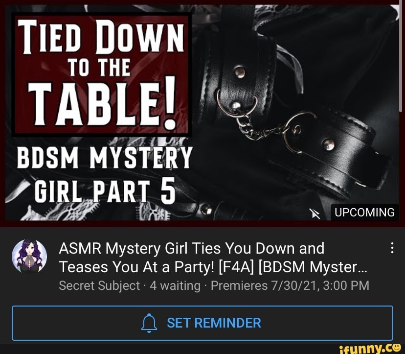 Girl Tied To Table Girl Tied To Table