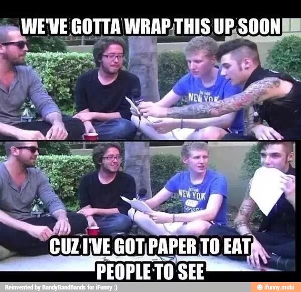 CUTIVE GOT/PAPER TO
EAT
PEOPLETO SEE