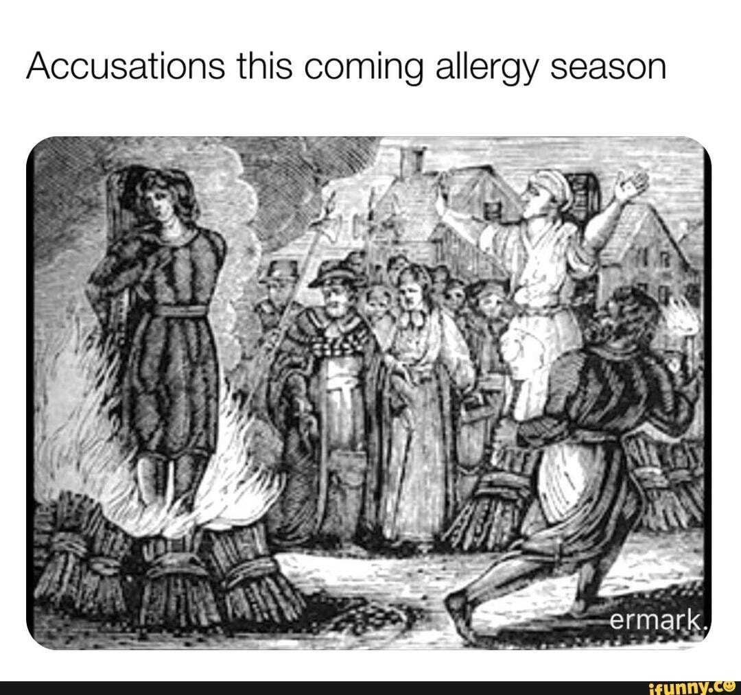 Accusations this coming allergy season