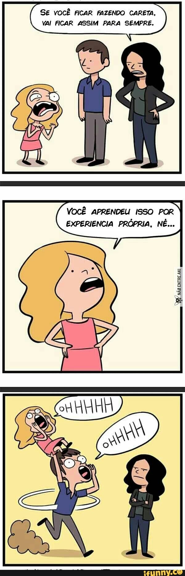 q
VOCÊ APRENDEU ISSO POR
EXPERIENCIA PROPRIA, NE...
val FICAR ASSIM PARA SEMPRE.
