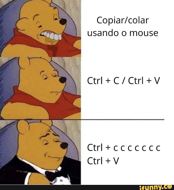 usando o mouse
Ctrl+