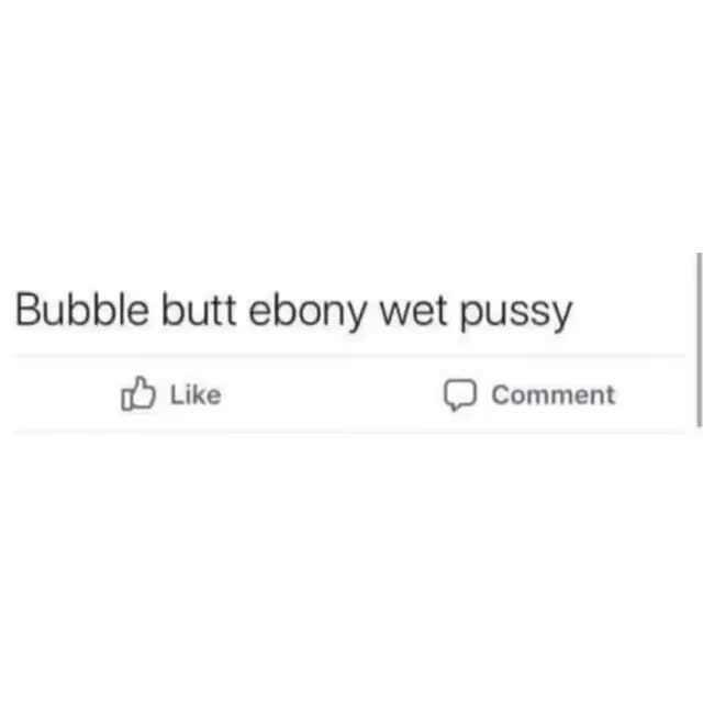 Bubble butt ebony