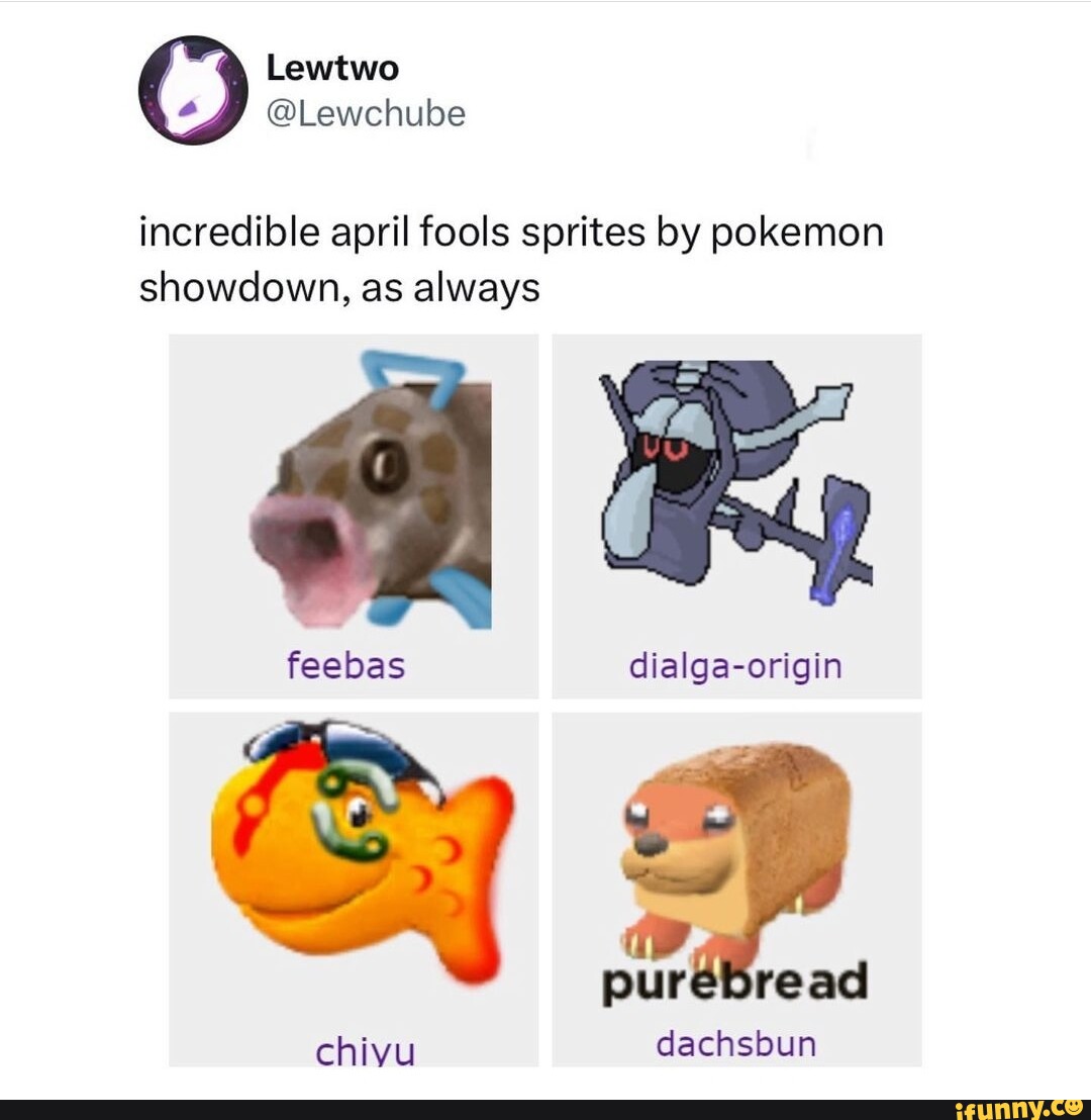 Lewtwo Lewchube incredible april fools sprites by pokemon showdown, as