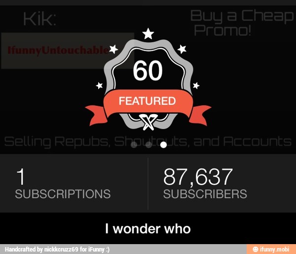 SUBSCRIPTIONS SUBSCRIBERS
I wonder who - I wonder who