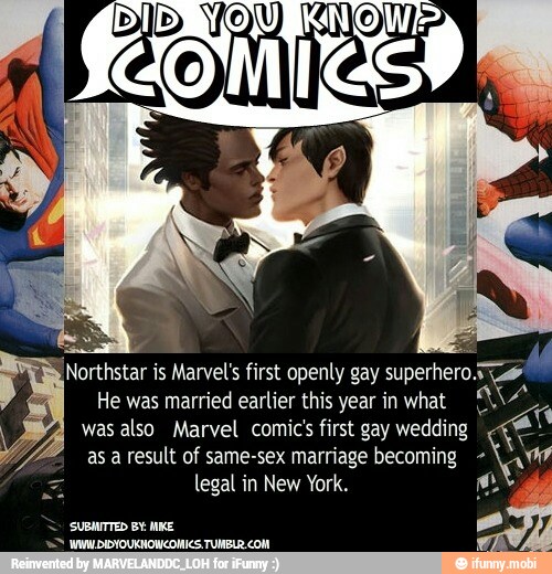 Northstar Is Marvel S First Openly Gay Superhero S As Was Also Marvel Comic S First Gay Wedding