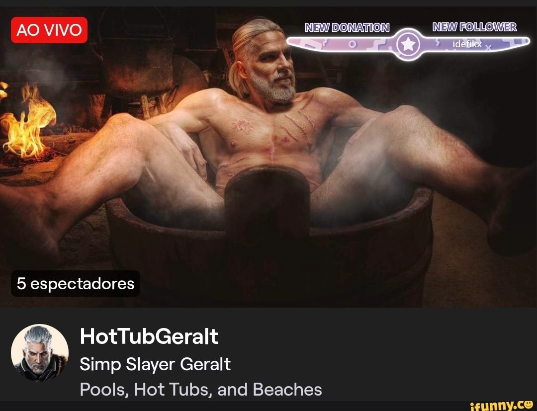 AO VIVO
5 espectadores
HotTubGeralt
Simp Slayer Geralt
Pools, Hot Tubs, and Beaches