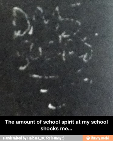 4
ESE
The amount of school spirit at my school - The amount of school spirit at my school shocks me...