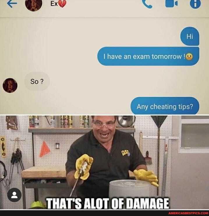have an exam tomorrow
So?
Any cheating tips?
