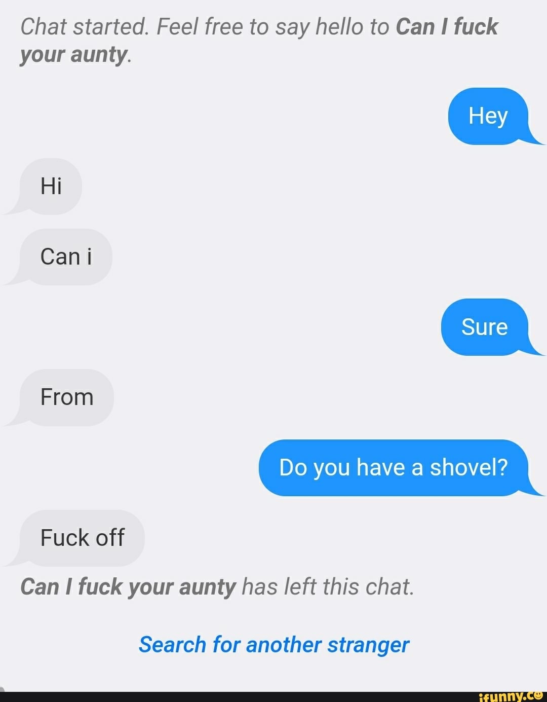 Chat started. Feel free to say hello to Can fuck Hey your aunty. Hi Can From