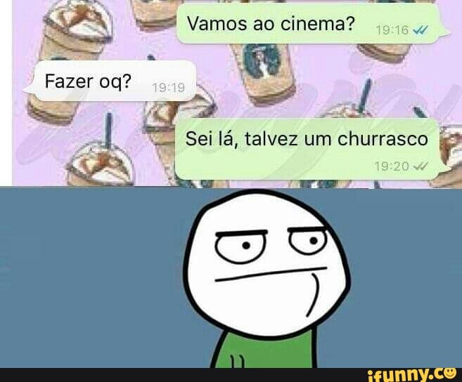 Sei lá, talvez um churrasco P