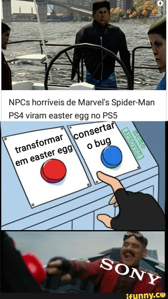 NPCs horriveis de Marvel's Spider-Man viram easter egg no