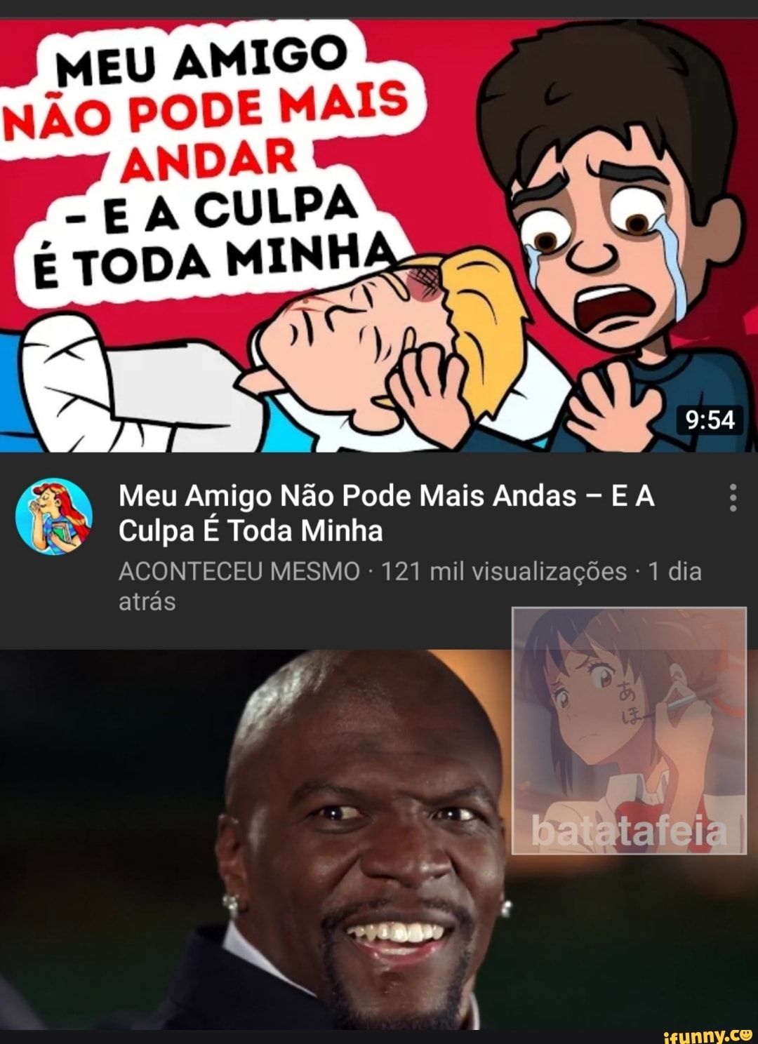 MEU AMIGO
NÃO PODE MAIS
ANDAR
as
atrás