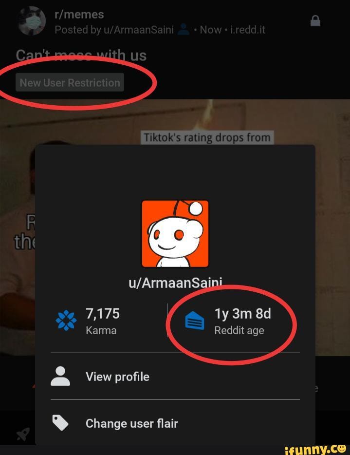 Tiktok's rating drops from Reddit age View profile Change