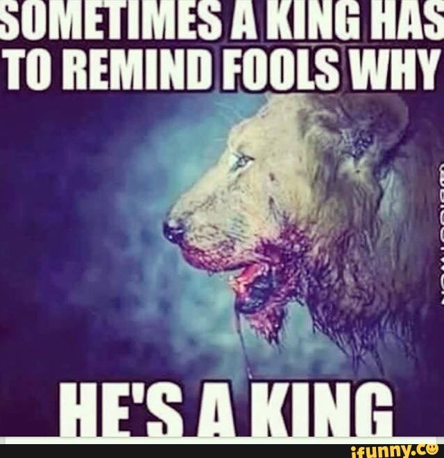 SUMETINES A RING HAS TO REMIND FOOLS WHY
HE'S BRING