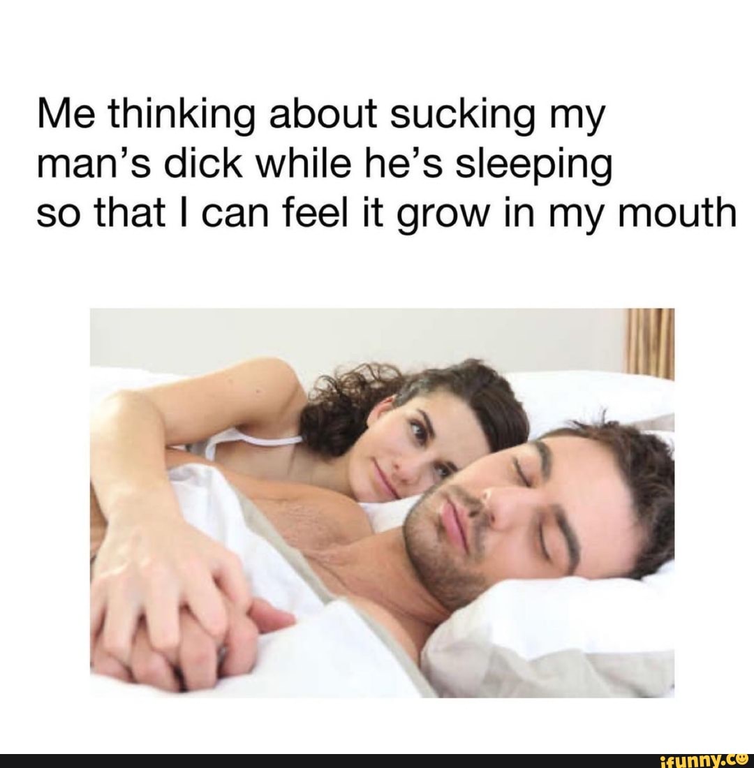 Sucking dick on a sleeping man