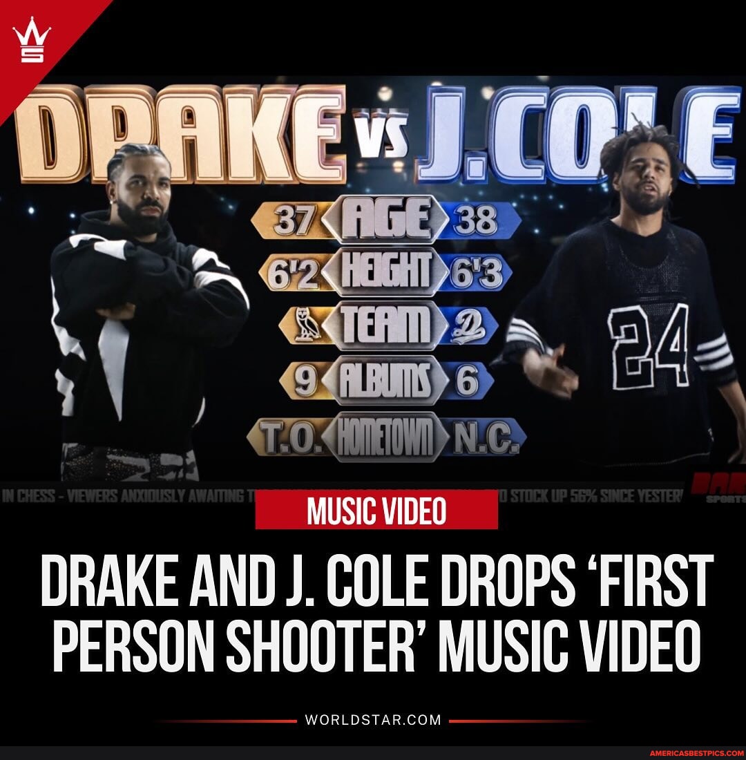 Drake and #JCole drops music video for “First Person Shooter