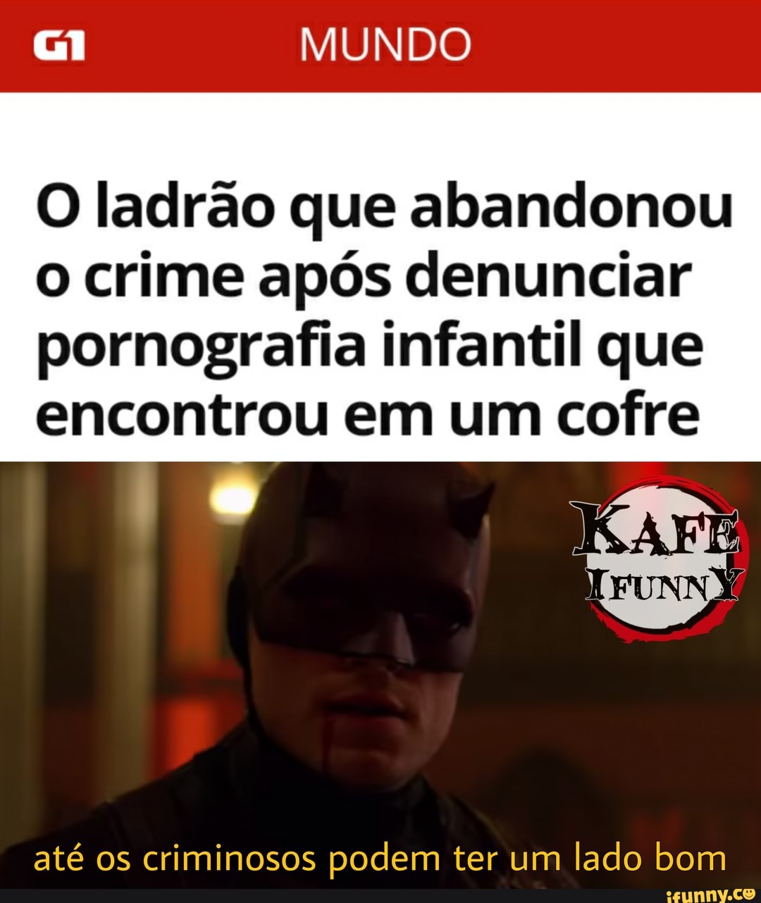 MUNDO
O ladrão que abandonou o crime após denunciar pornografia infantil que
encontrou em um cofre
até os criminosos podem ter um lado bom