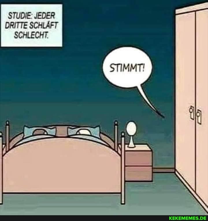STUDIE: JEDER DRITTE SCHLÄFT SCHLECHT.
