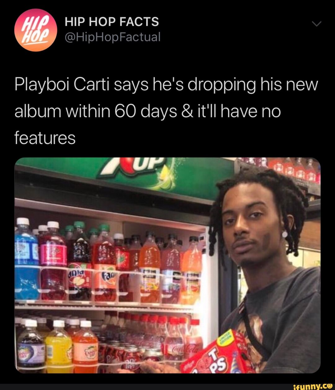 Playboi Carti says he wants his new album to be out in the next 60 days
