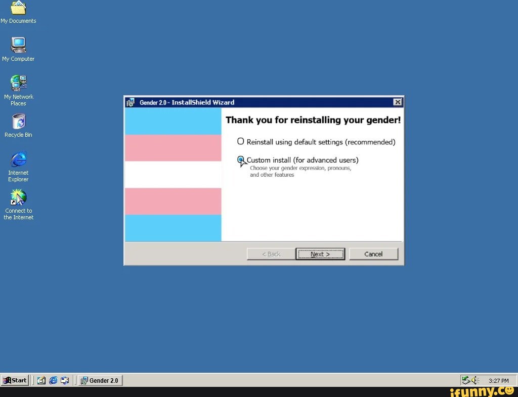 My Documents My Computer My Network, Places Recycle Bin