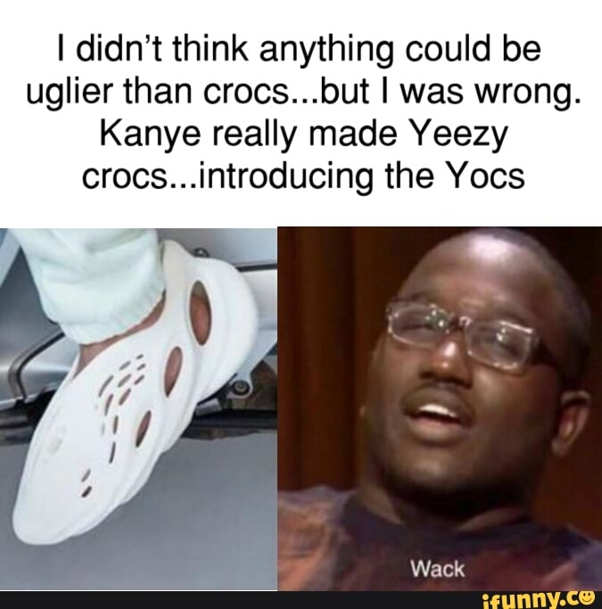 yeezy kanye west crocs