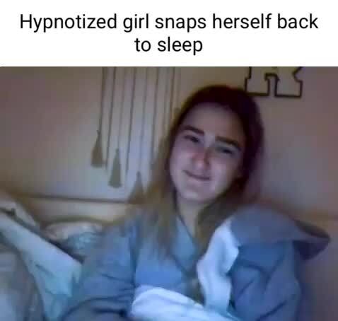 Woman hypnotized to sleep