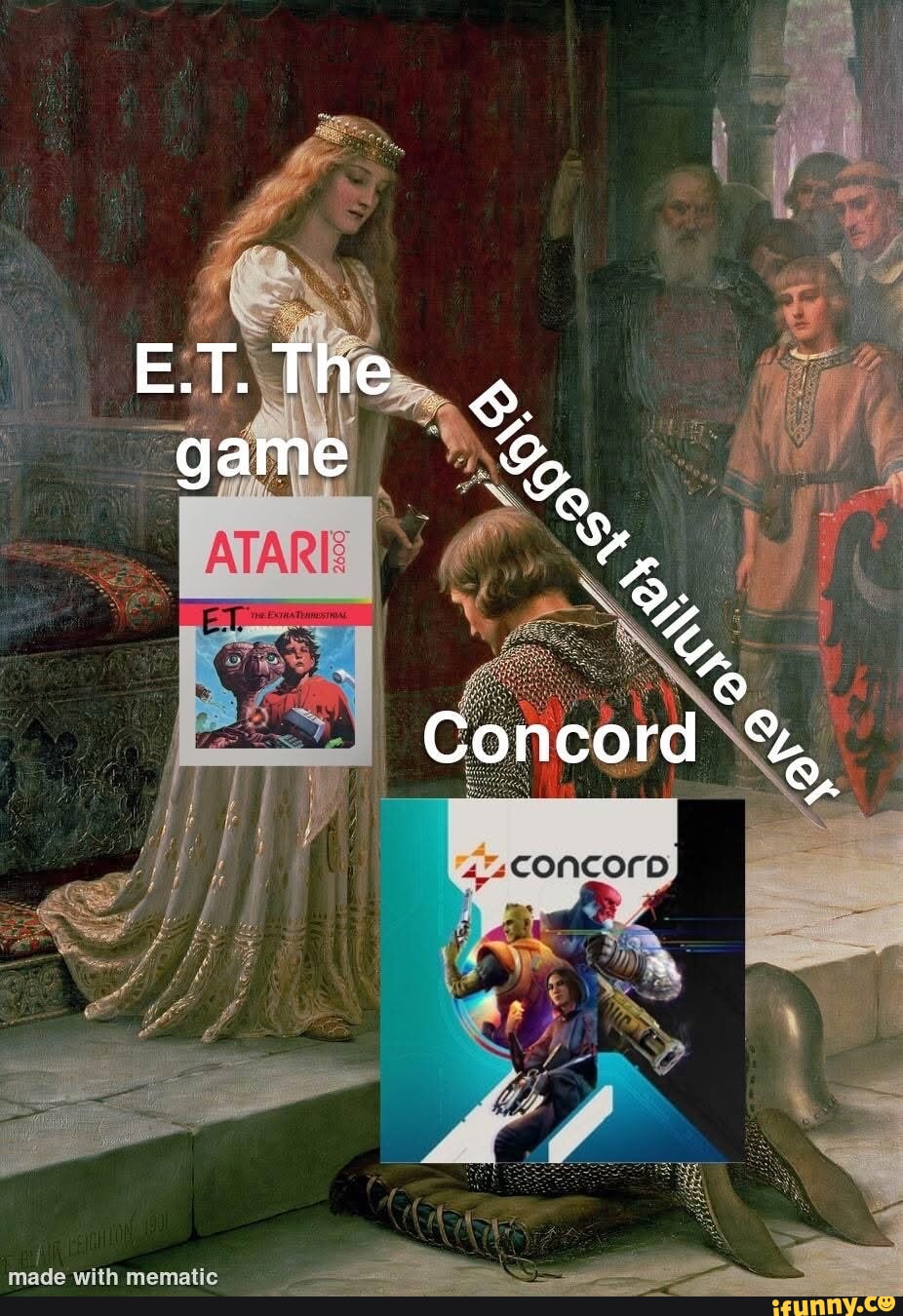 E.T. The game Concord made with mematis