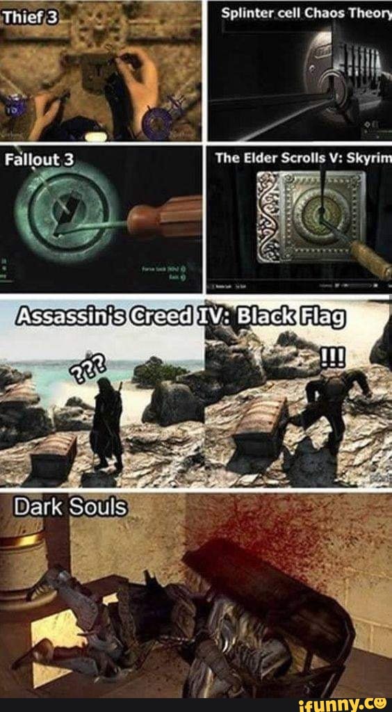 Splinter cell Chaos Theory
The Elder Scrolls V: Skyrim
Assassin