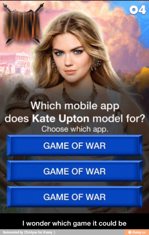 does kate upton play forge of empires