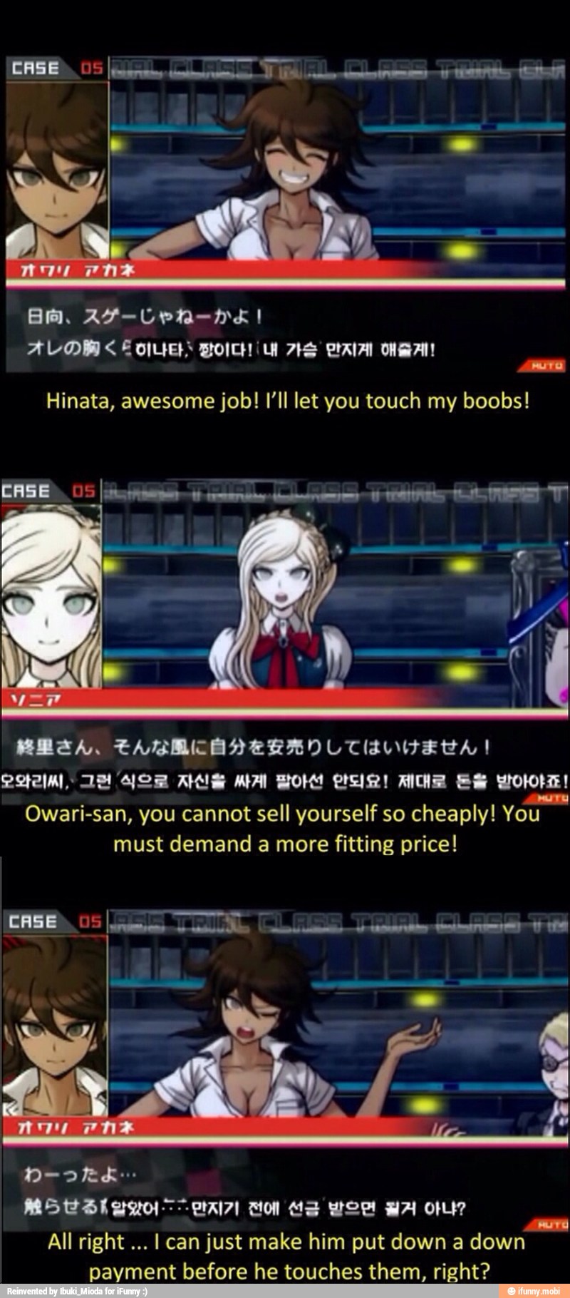 Hinata Job Ll Let Touch Boobs Ta Owari San You Cannot Sell Yourself So Cheaply You Must Demand A More Fitting Price
