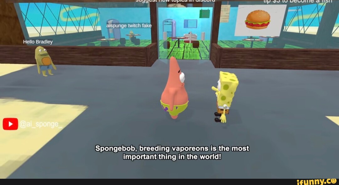 Hello Bradley Gai_sponge_ Spongebob, breeding vaporeons is the most ...